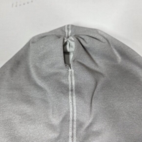 Lululemon Base Runner Hoodie 8 Wee Stripe White Gray W3B90S Running - Picture 7 of 12